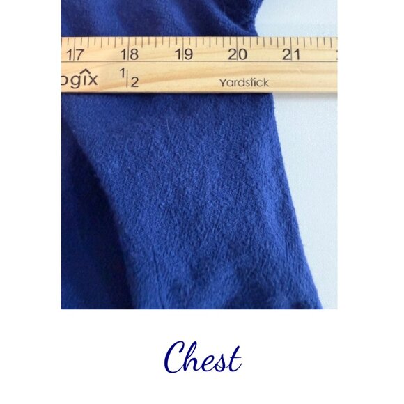 Free People Boho Embroidered Crop Top Navy Blue Peasant Blouse Medium - Picture 8 of 10